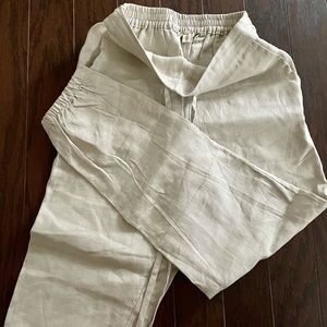 Linen joggers